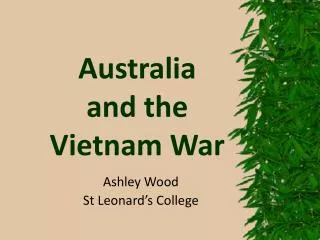 Australia and the Vietnam War