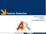 Feature Detection - slide 1