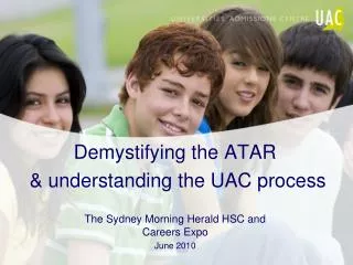 Demystifying the ATAR &amp; understanding the UAC process