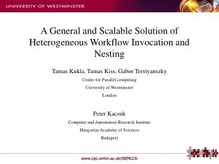 A General and Scalable Solution of Heterogeneous Workflow Invocation and Nesting