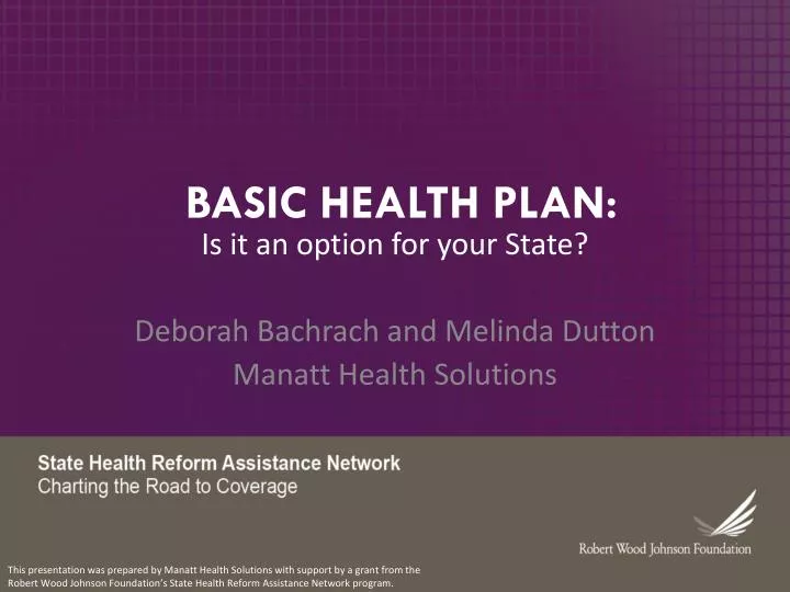 basic health plan