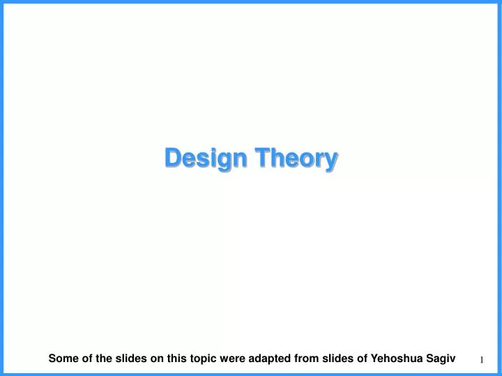 design theory