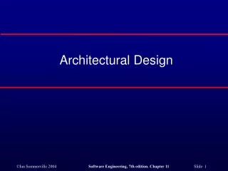 Architectural Design