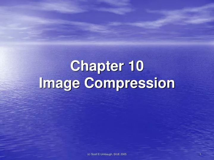 chapter 10 image compression