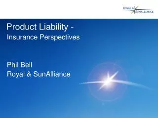 Product Liability -