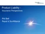 Product Liability - - slide 1