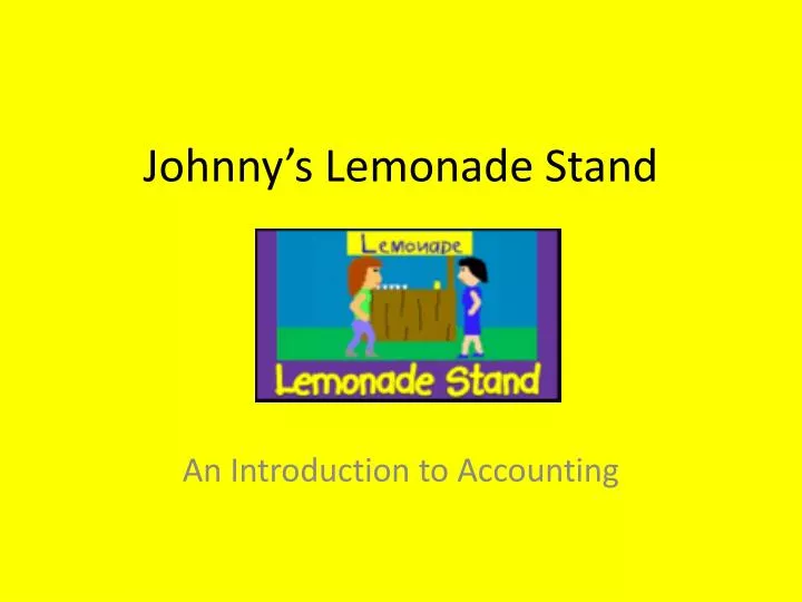 johnny s lemonade stand
