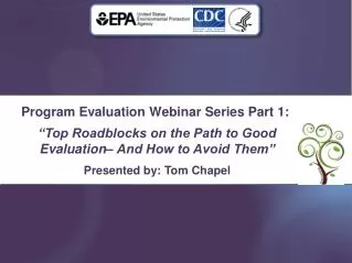 Program Evaluation Webinar Series Part 1: