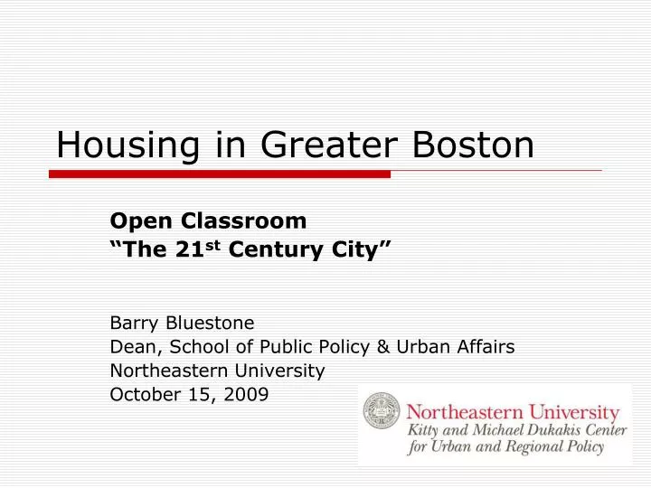 housing in greater boston