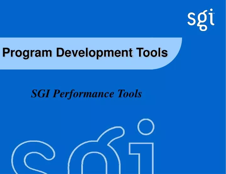 program development tools