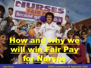 How and why we will win Fair Pay for Nurses
