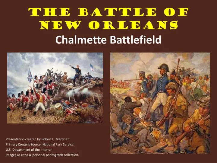 the battle of new orleans chalmette battlefield