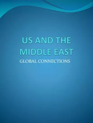 us and the middle east