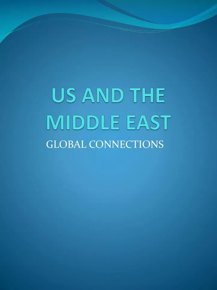 us and the middle east
