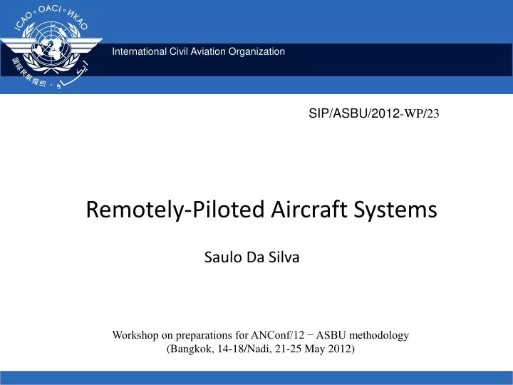 remotely piloted aircraft systems