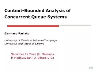 Context-Bounded Analysis of Concurrent Queue Systems