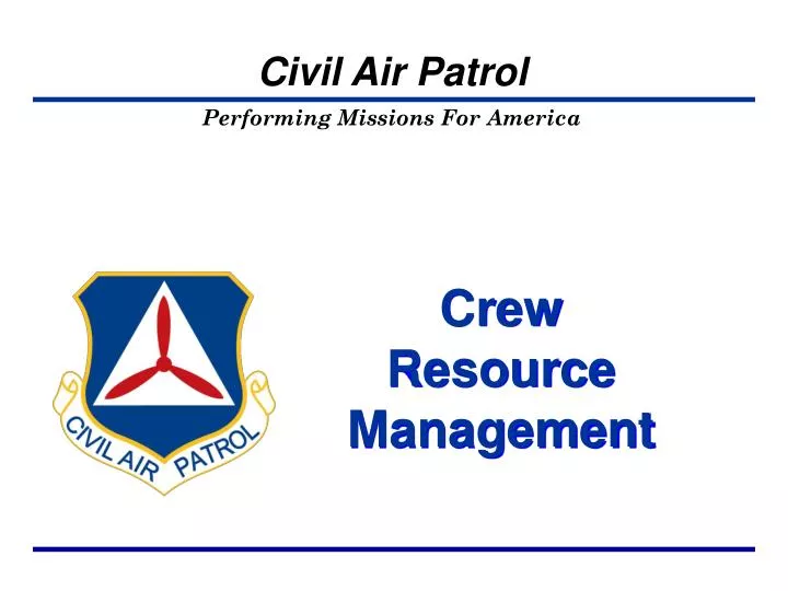 crew resource management