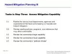 Hazard Mitigation Planning III - slide 1