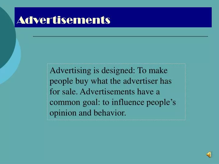 advertisements