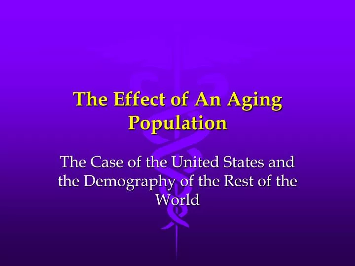 the effect of an aging population