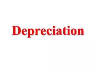 depreciation