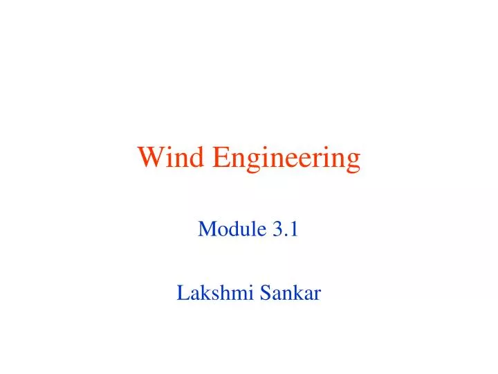 wind engineering