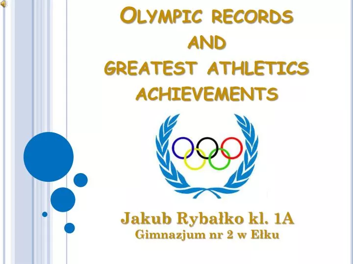 olympic records and greatest athletics achievements