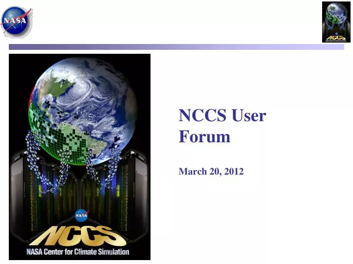 nccs user forum march 20 2012