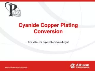 Cyanide Copper Plating Conversion