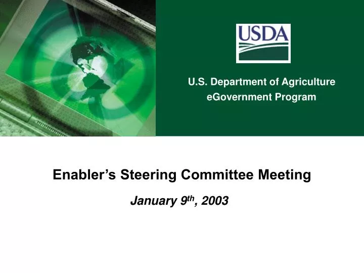 enabler s steering committee meeting