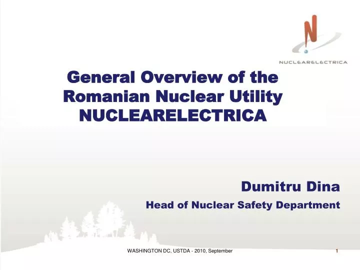 general overview of the romanian nuclear utility nuclearelectrica