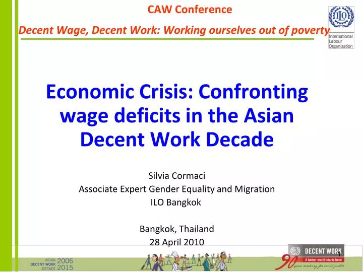 caw conference decent wage decent work working ourselves out of poverty