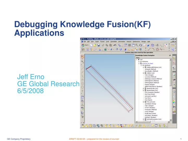 debugging knowledge fusion kf applications