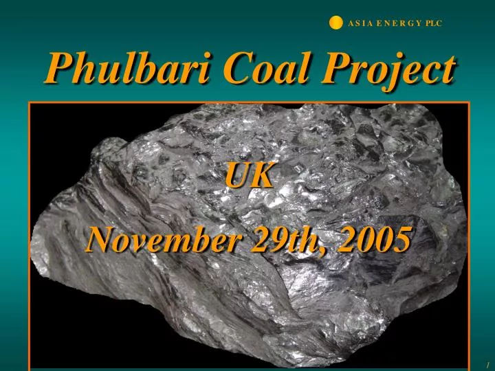 phulbari coal project