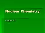 Nuclear Chemistry - slide 1