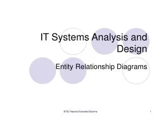 IT Systems Analysis and Design