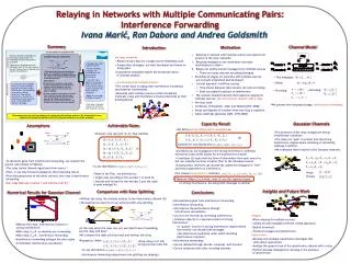 Relaying in network with multiple sources has aspects not present in the relay networks: