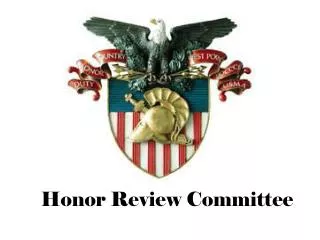 Honor Review Committee