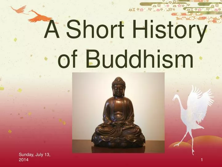 a short history of buddhism