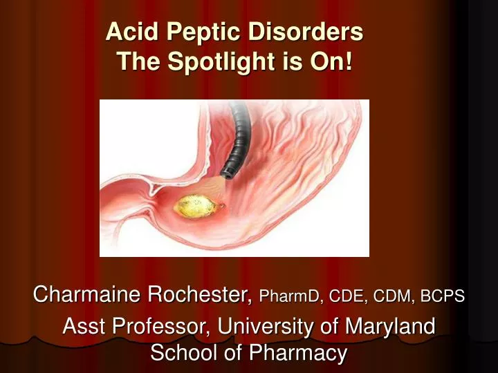 acid peptic disorders the spotlight is on