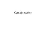 Combinatorics - slide 1