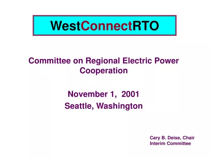 west connect rto
