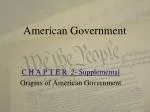 American Government - slide 1
