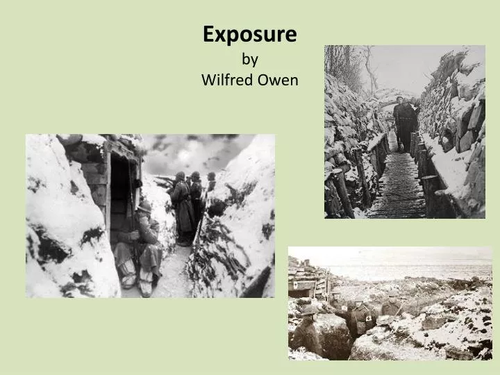 exposure by wilfred owen