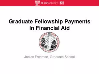 Graduate Fellowship Payments In Financial Aid