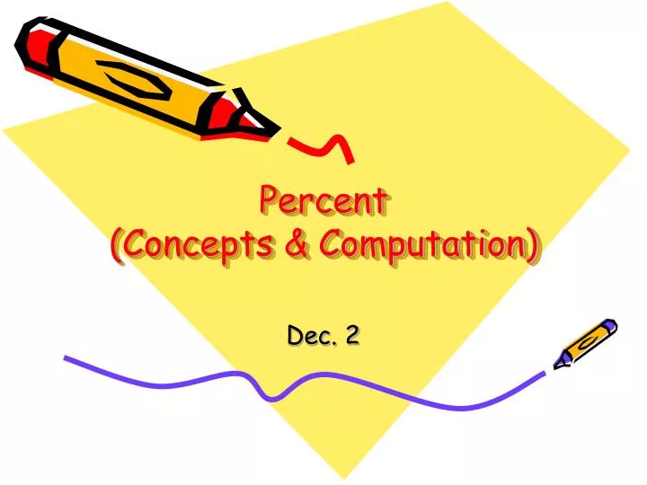 percent concepts computation