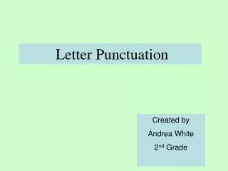 Letter Punctuation