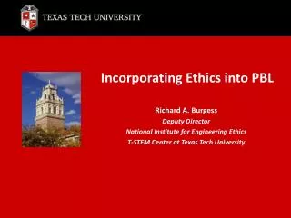 Incorporating Ethics into PBL