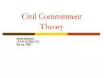 Civil Commitment Theory - slide 1