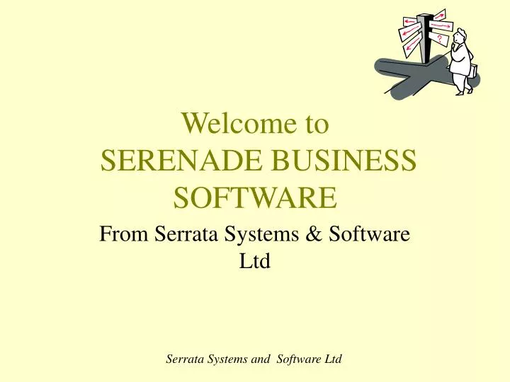 welcome to serenade business software